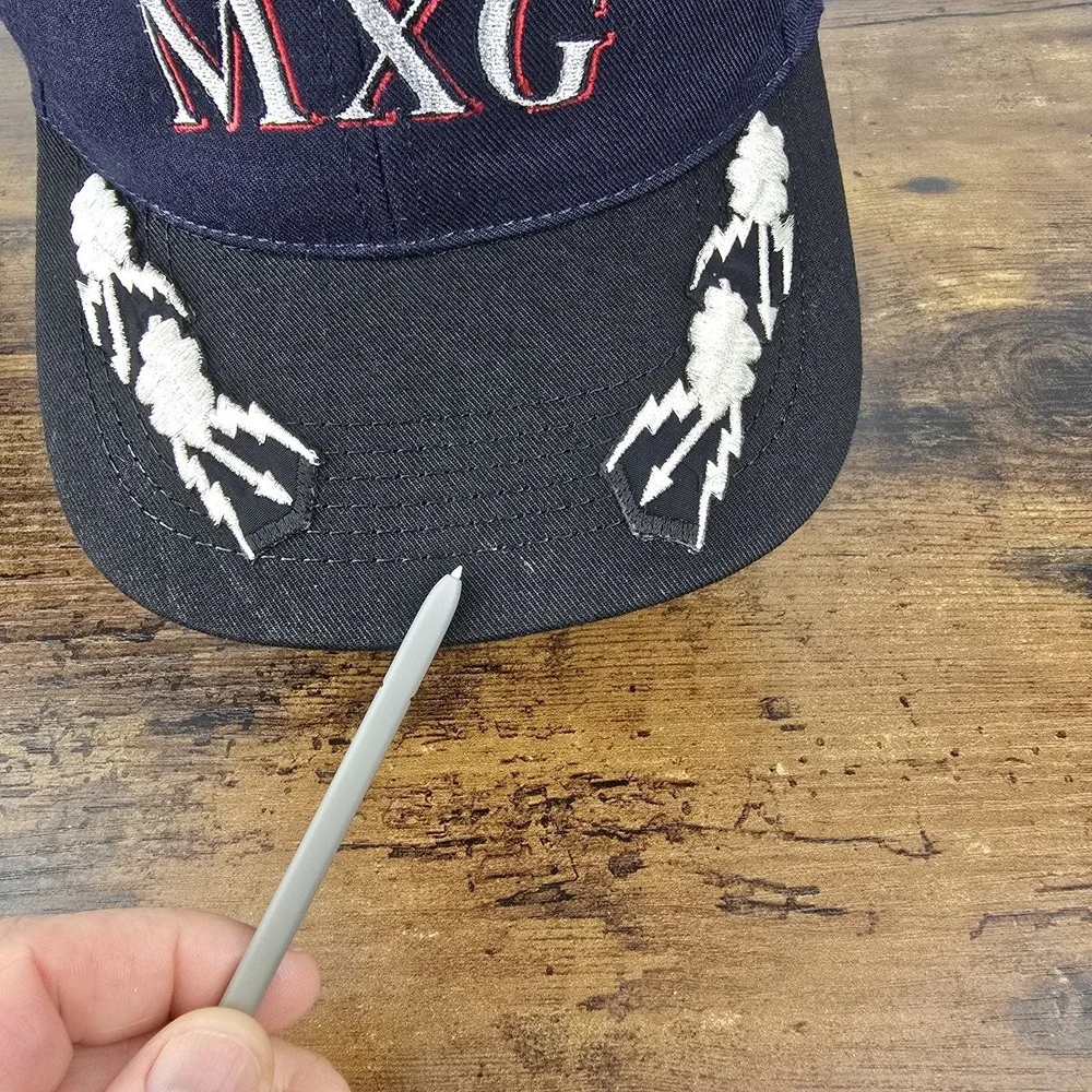Vintage MXG Air Force Maintenance Group Hat USA Made MDI Wearables Lightning Cap
